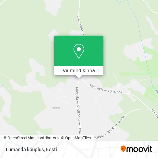 Lümanda kauplus kaart