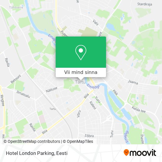 Hotel London Parking kaart