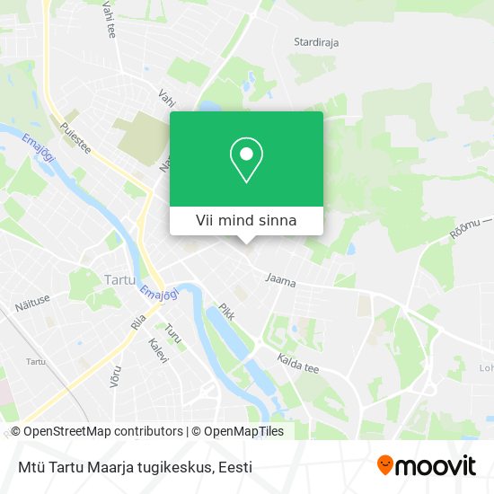 Mtü Tartu Maarja tugikeskus kaart