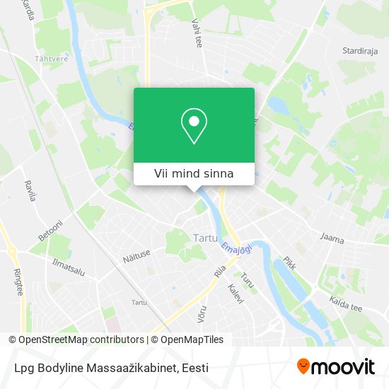 Lpg Bodyline Massaažikabinet kaart