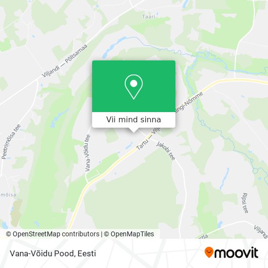 Vana-Võidu Pood kaart