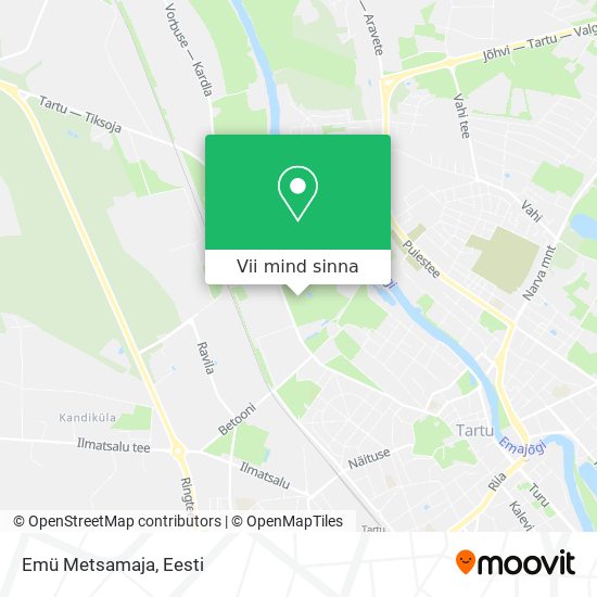 Emü Metsamaja kaart
