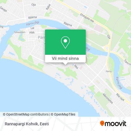 Rannapargi Kohvik kaart