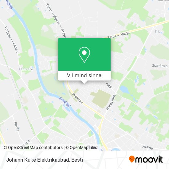 Johann Kuke Elektrikaubad kaart