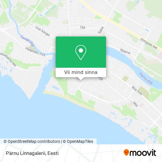 Pärnu Linnagalerii kaart