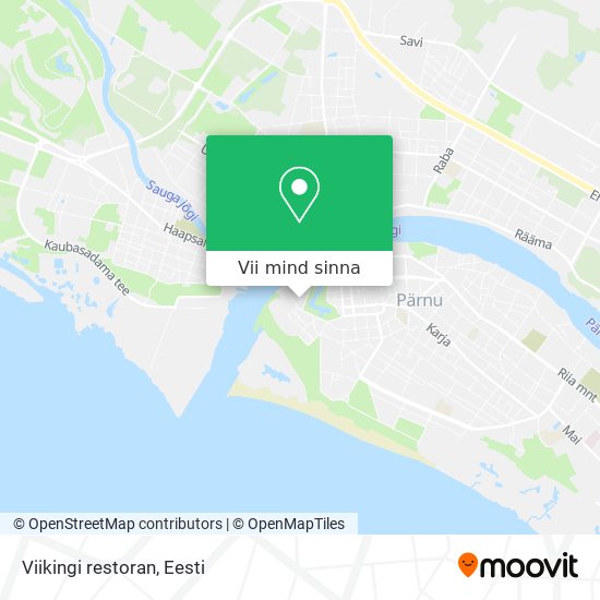 Viikingi restoran kaart