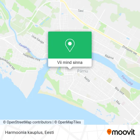 Harmoonia kauplus kaart