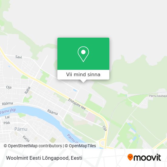 Woolmint Eesti Lõngapood kaart