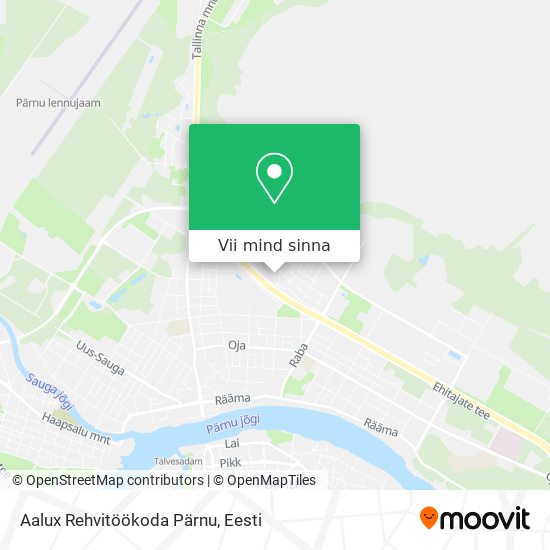Aalux Rehvitöökoda Pärnu kaart
