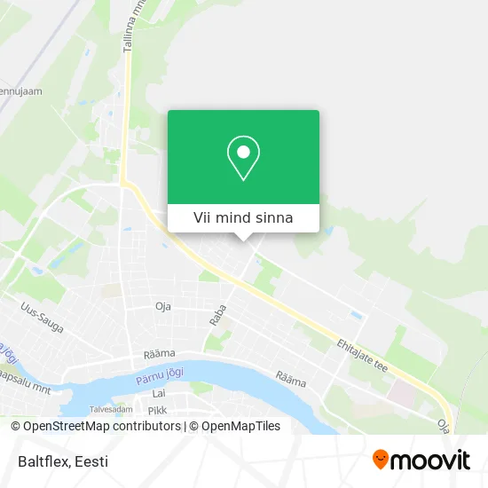 Baltflex kaart