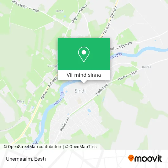 Unemaailm kaart