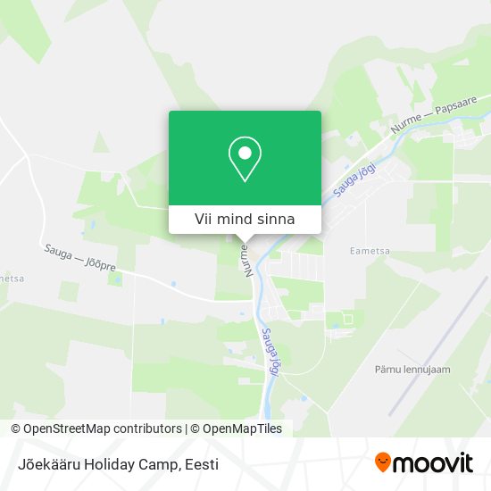 Jõekääru Holiday Camp kaart