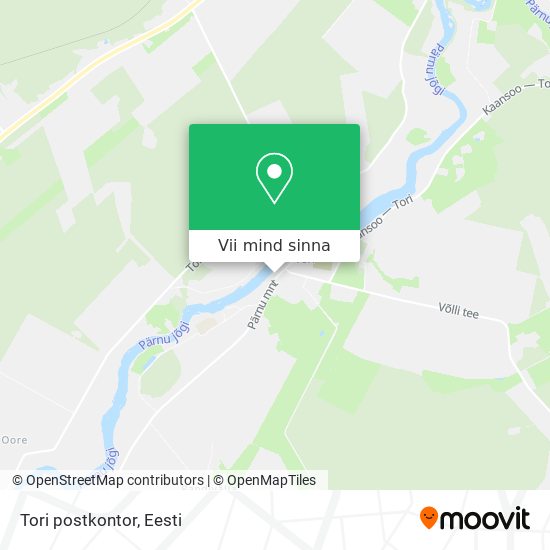 Tori postkontor kaart