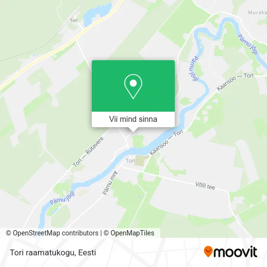 Tori raamatukogu kaart