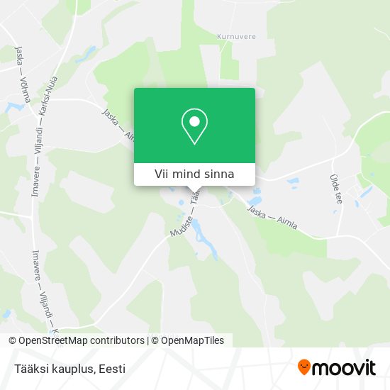 Tääksi kauplus kaart