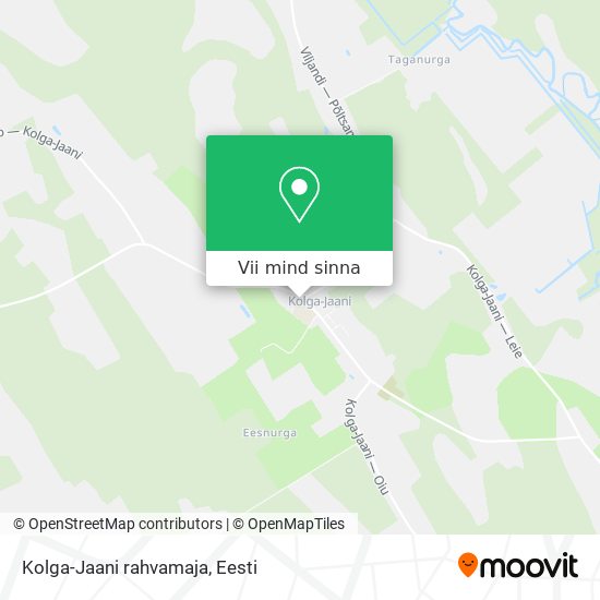 Kolga-Jaani rahvamaja kaart