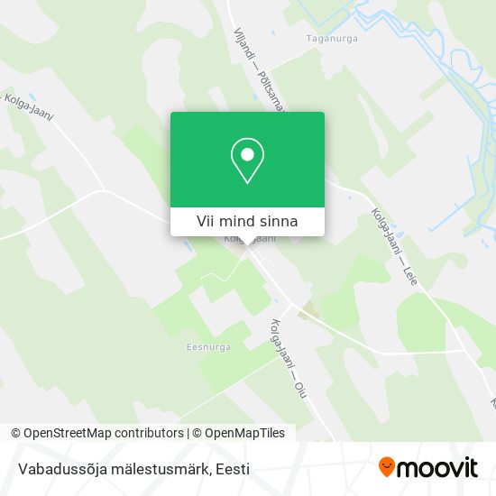 Vabadussõja mälestusmärk kaart