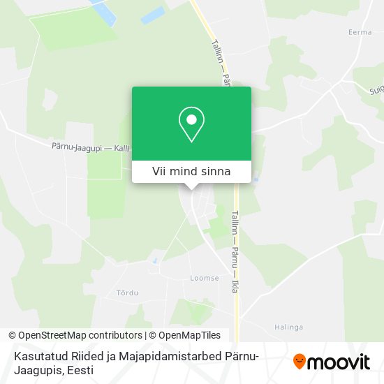 Kasutatud Riided ja Majapidamistarbed Pärnu-Jaagupis kaart