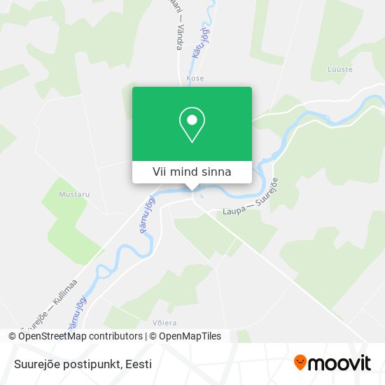 Suurejõe postipunkt kaart
