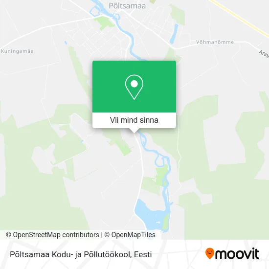 Põltsamaa Kodu- ja Põllutöökool kaart