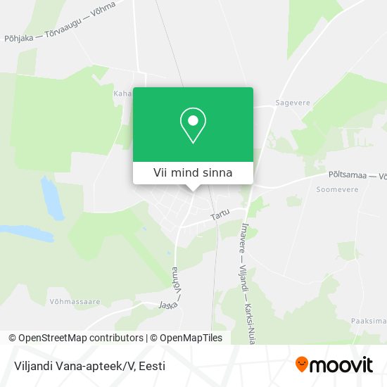 Viljandi Vana-apteek/V kaart