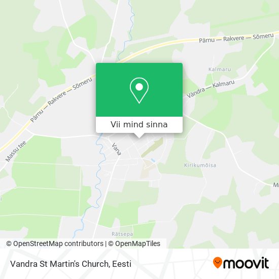 Vandra St Martin's Church kaart