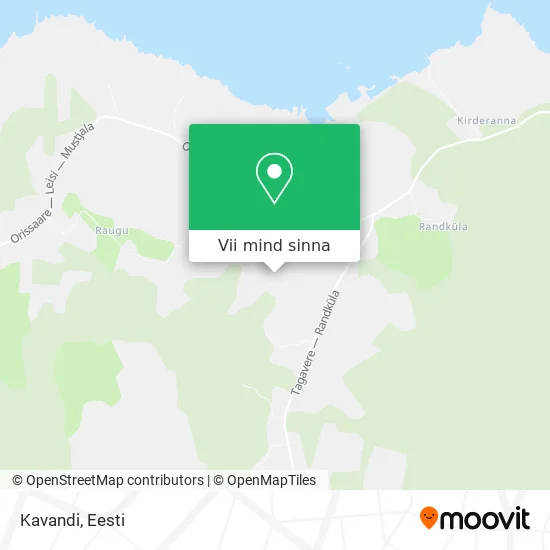 Kavandi kaart