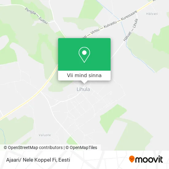 Ajaari/ Nele Koppel Fi kaart