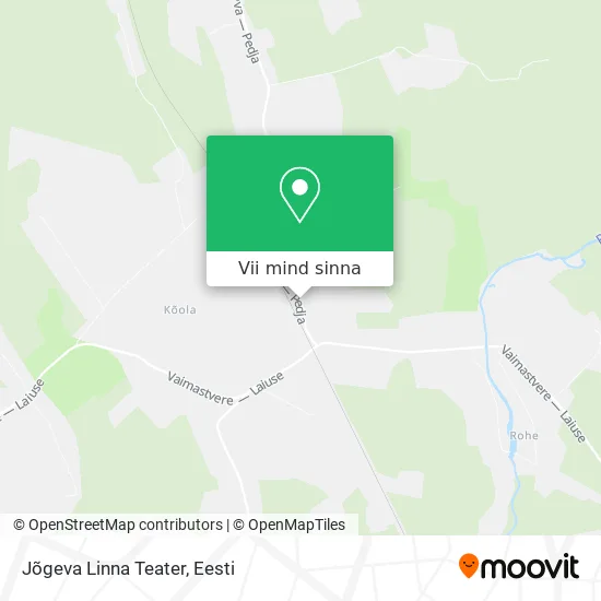 Jõgeva Linna Teater kaart
