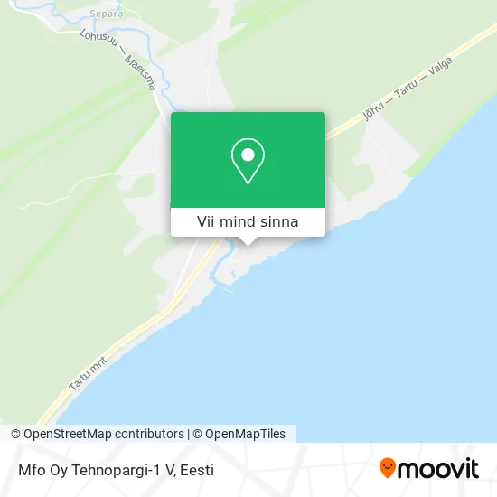 Mfo Oy Tehnopargi-1 V kaart