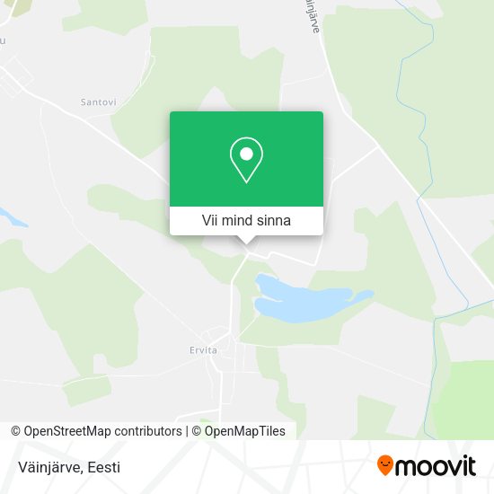Väinjärve kaart