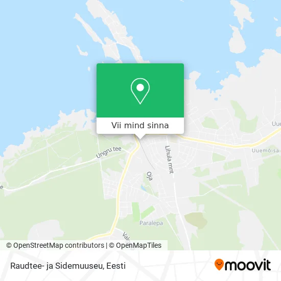 Raudtee- ja Sidemuuseu kaart