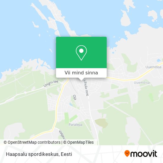 Haapsalu spordikeskus kaart