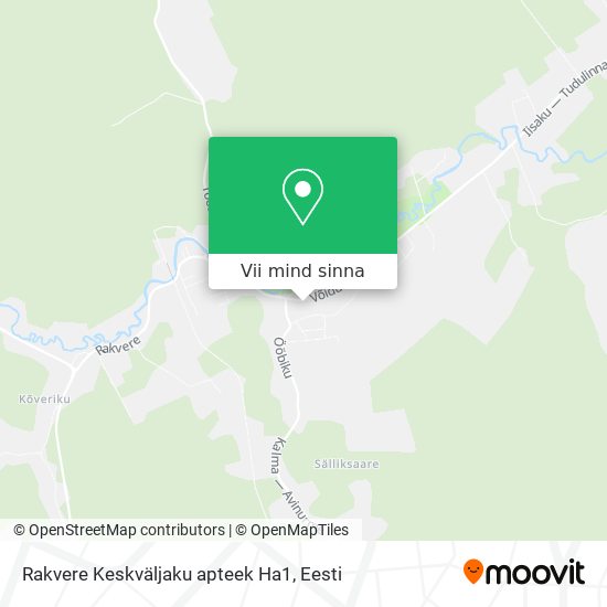 Rakvere Keskväljaku apteek Ha1 kaart