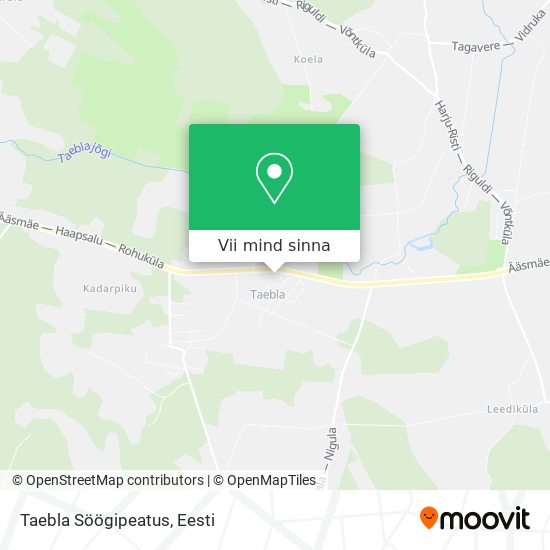 Taebla Söögipeatus kaart