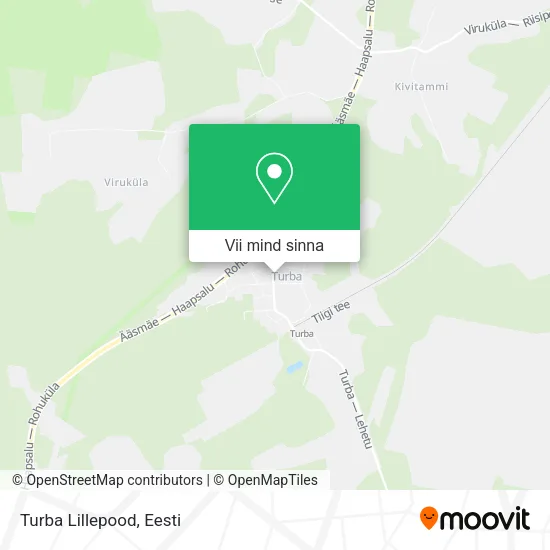 Turba Lillepood kaart