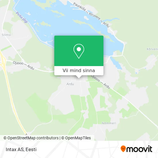 Intax AS kaart