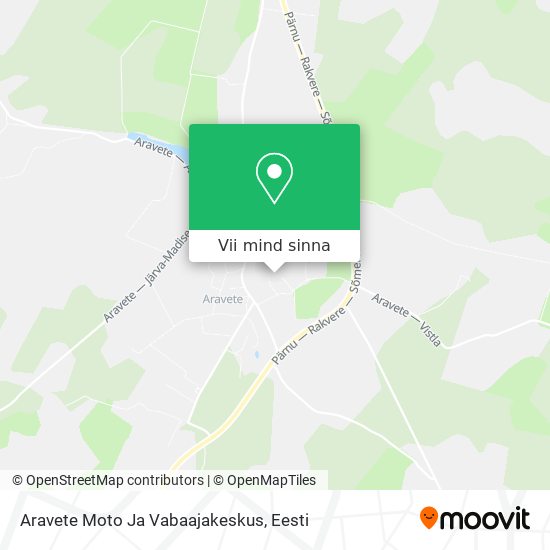 Aravete Moto Ja Vabaajakeskus kaart