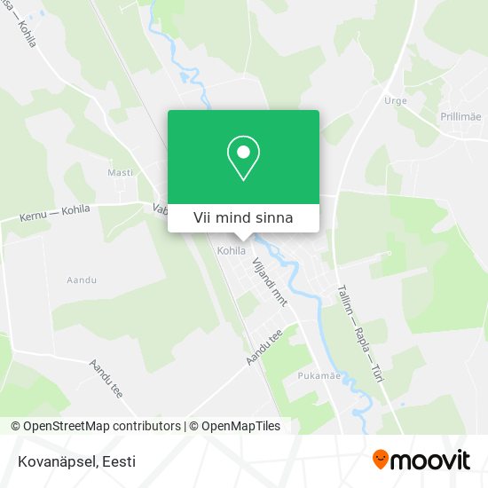 Kovanäpsel kaart