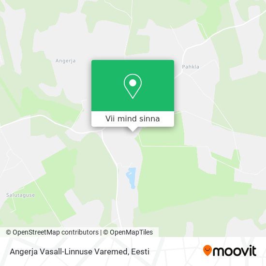 Angerja Vasall-Linnuse Varemed kaart