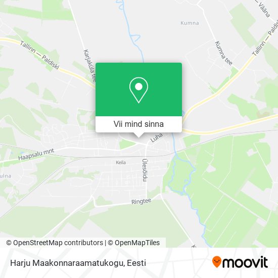 Harju Maakonnaraamatukogu kaart