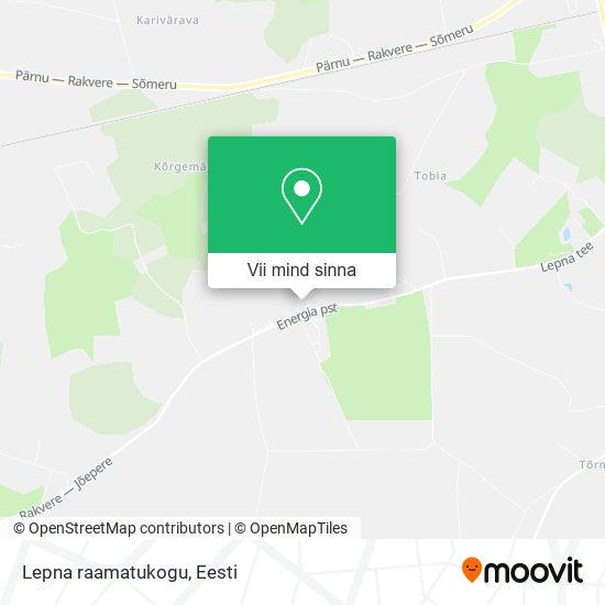 Lepna raamatukogu kaart