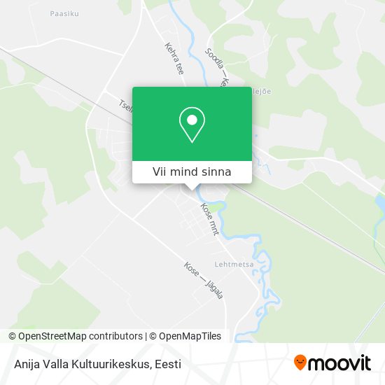Anija Valla Kultuurikeskus kaart