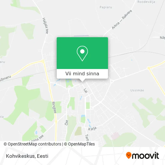 Kohvikeskus kaart