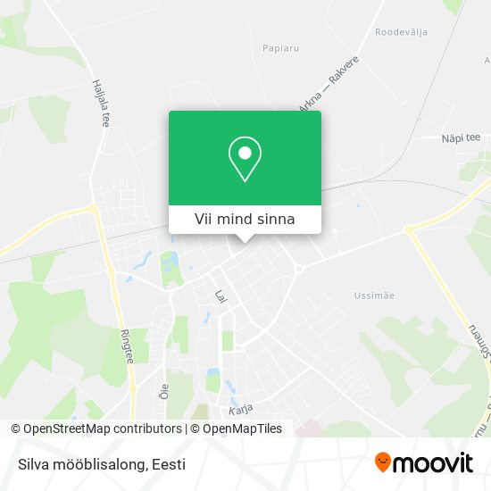 Silva mööblisalong kaart