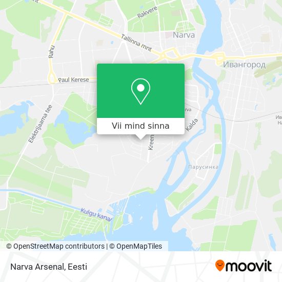 Narva Arsenal kaart