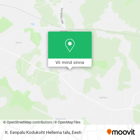 K. Eenpalu Kodukoht Hellema talu kaart