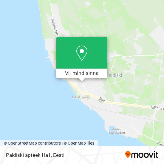 Paldiski apteek Ha1 kaart