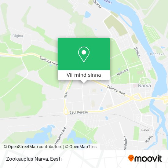 Zookauplus Narva kaart