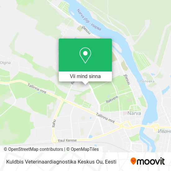Kuldbis Veterinaardiagnostika Keskus Ou kaart